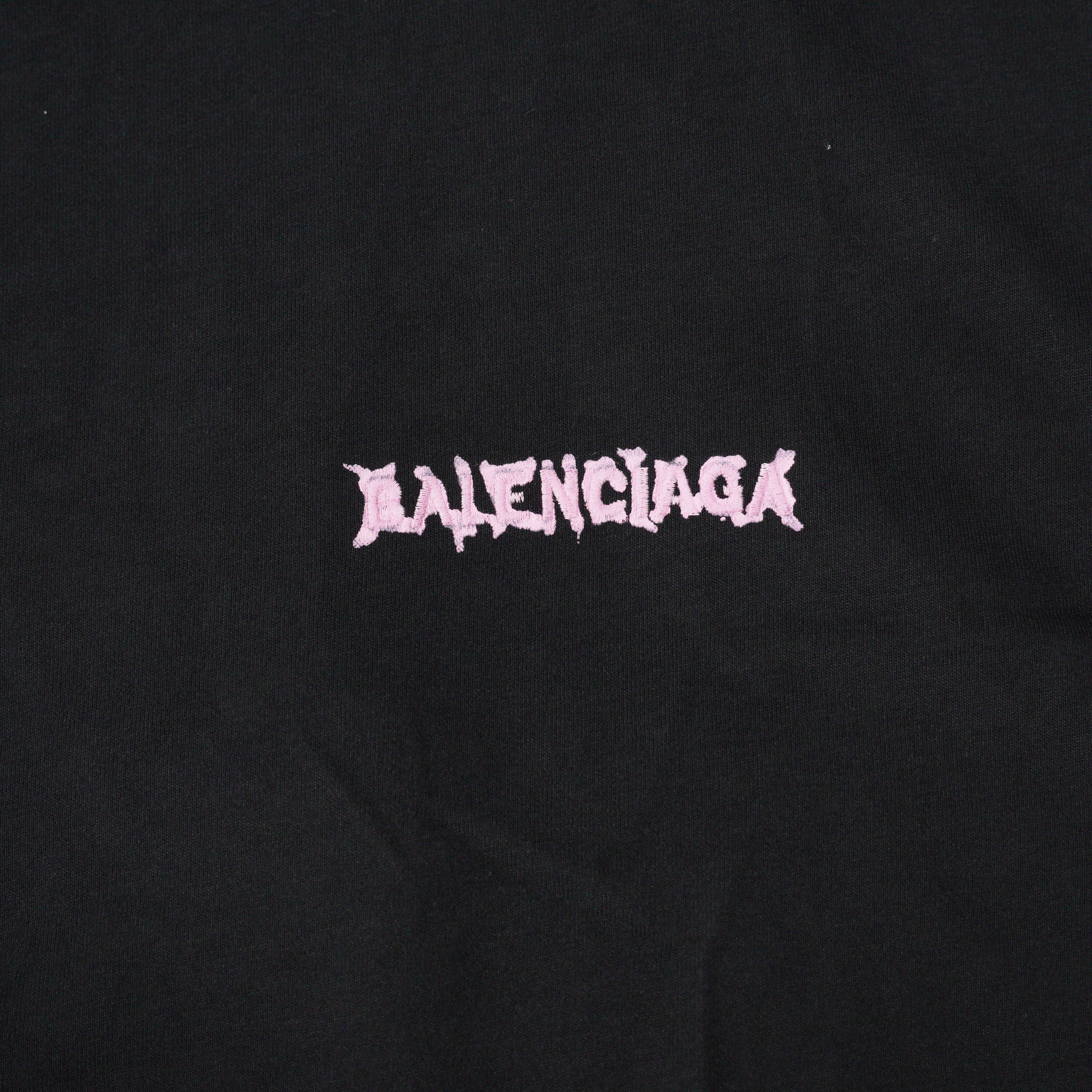 Balenciaga Diy Balenciaga Back Mid-Length T-Shirt (764235TUVK81000）