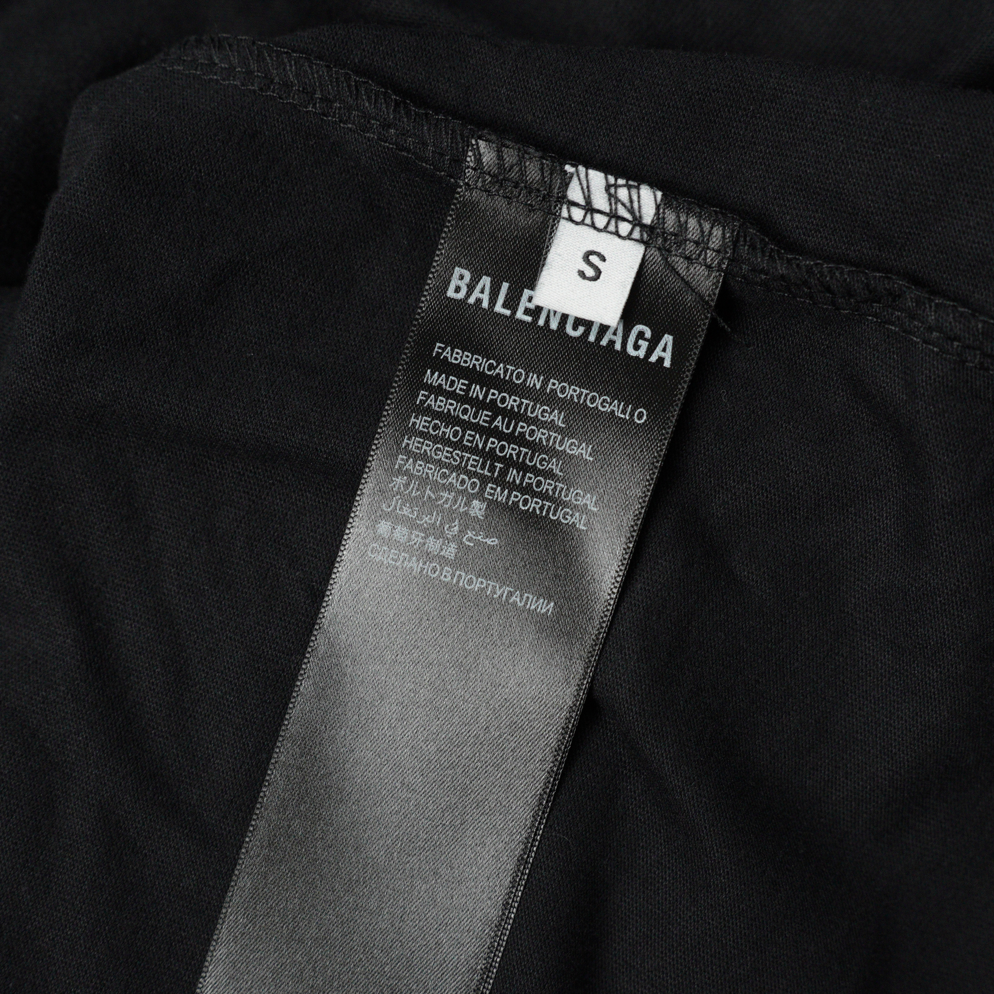 Balenciaga Diy Balenciaga Back Mid-Length T-Shirt (764235TUVK81000）