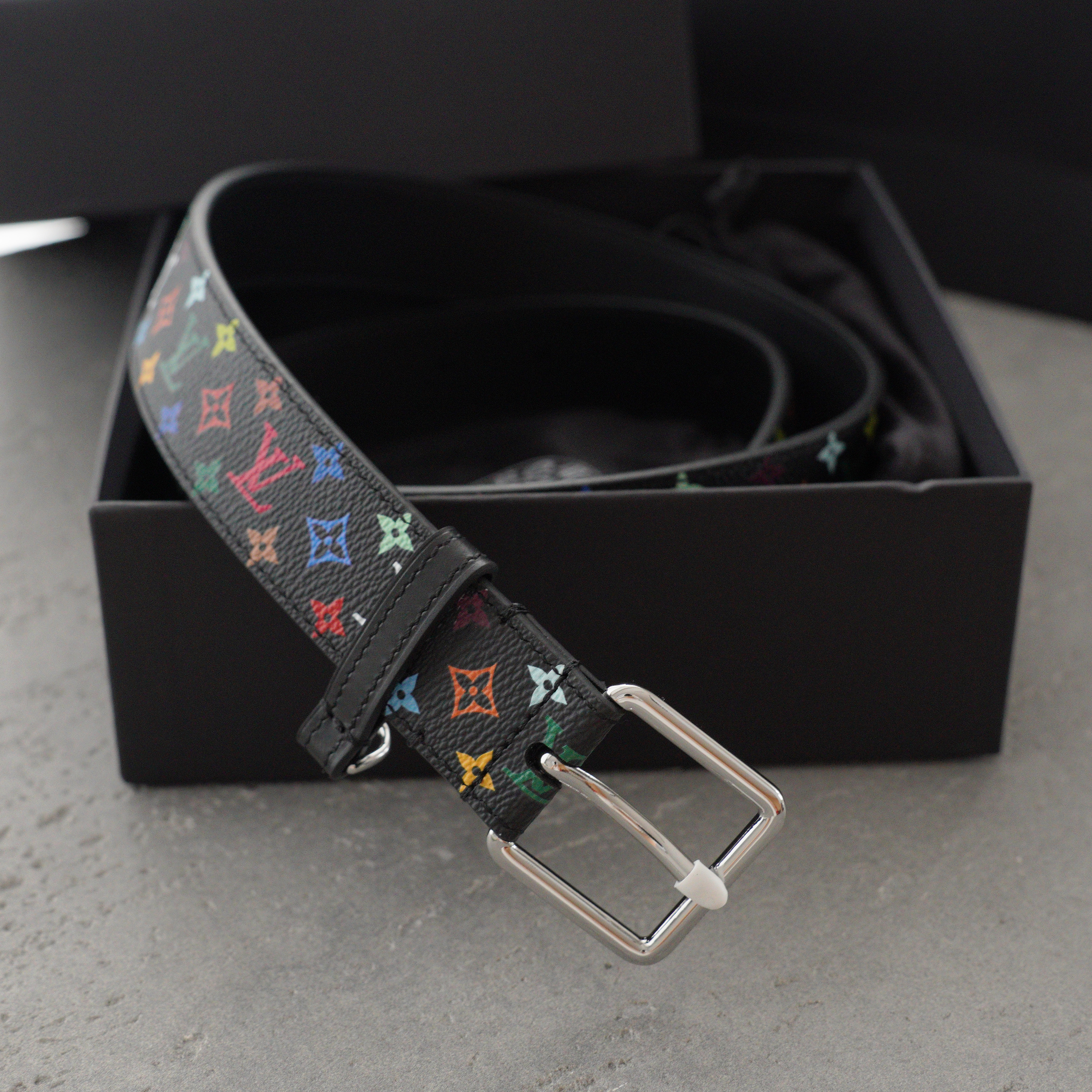 Louis Vuitton x Takashi Murakami LV D-Ring 30mm Belt（M8982）