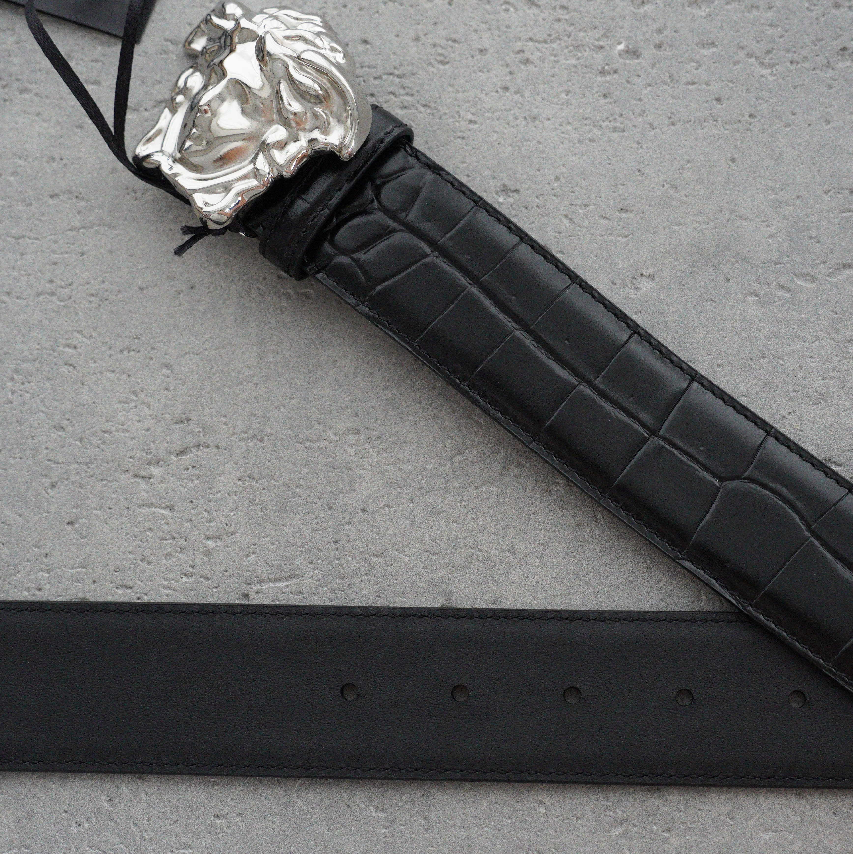 Versace La Medusa leather belt（DCU4140DVTP1）