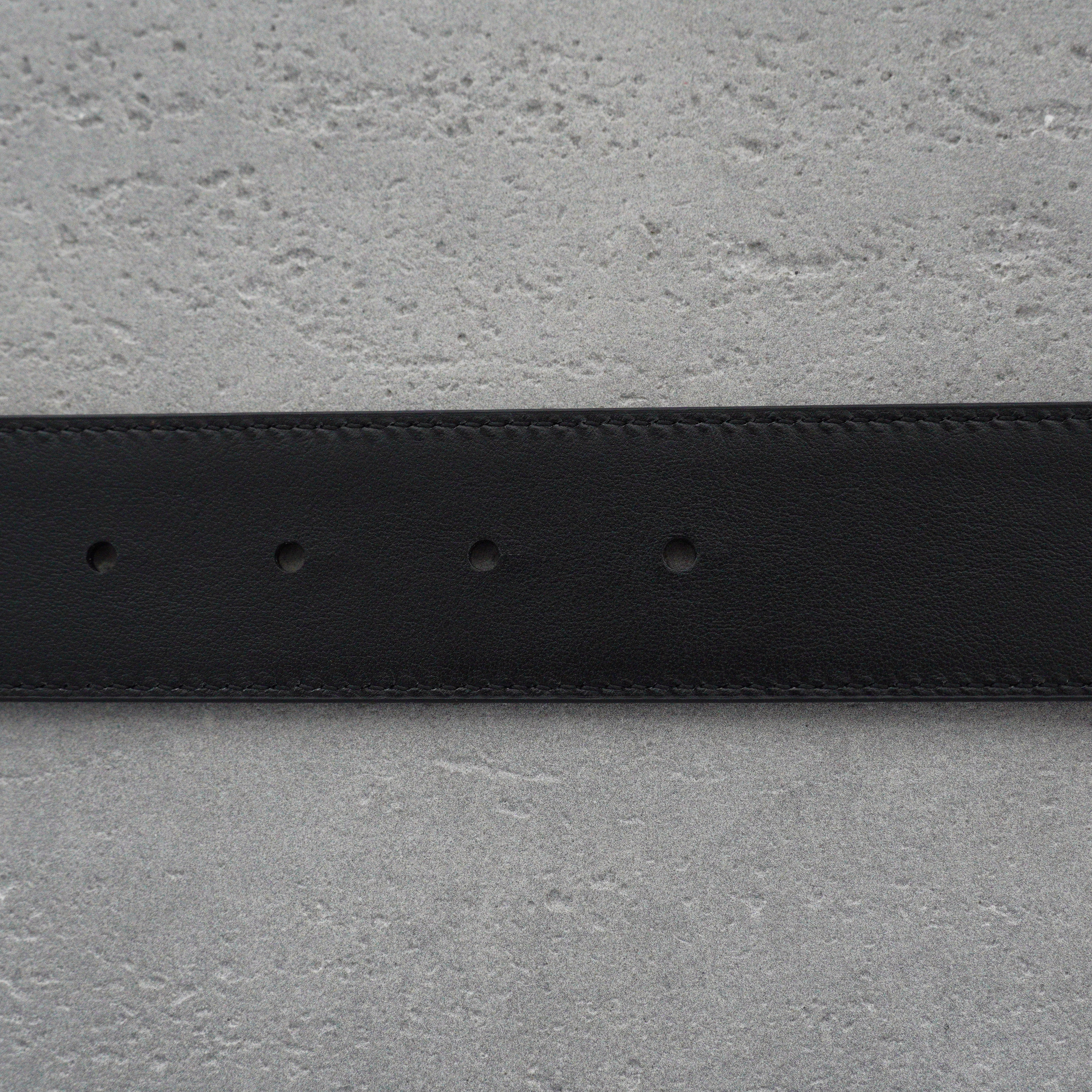 Amiri 3.5cm calfskin belt-black（PF22MAL002001）
