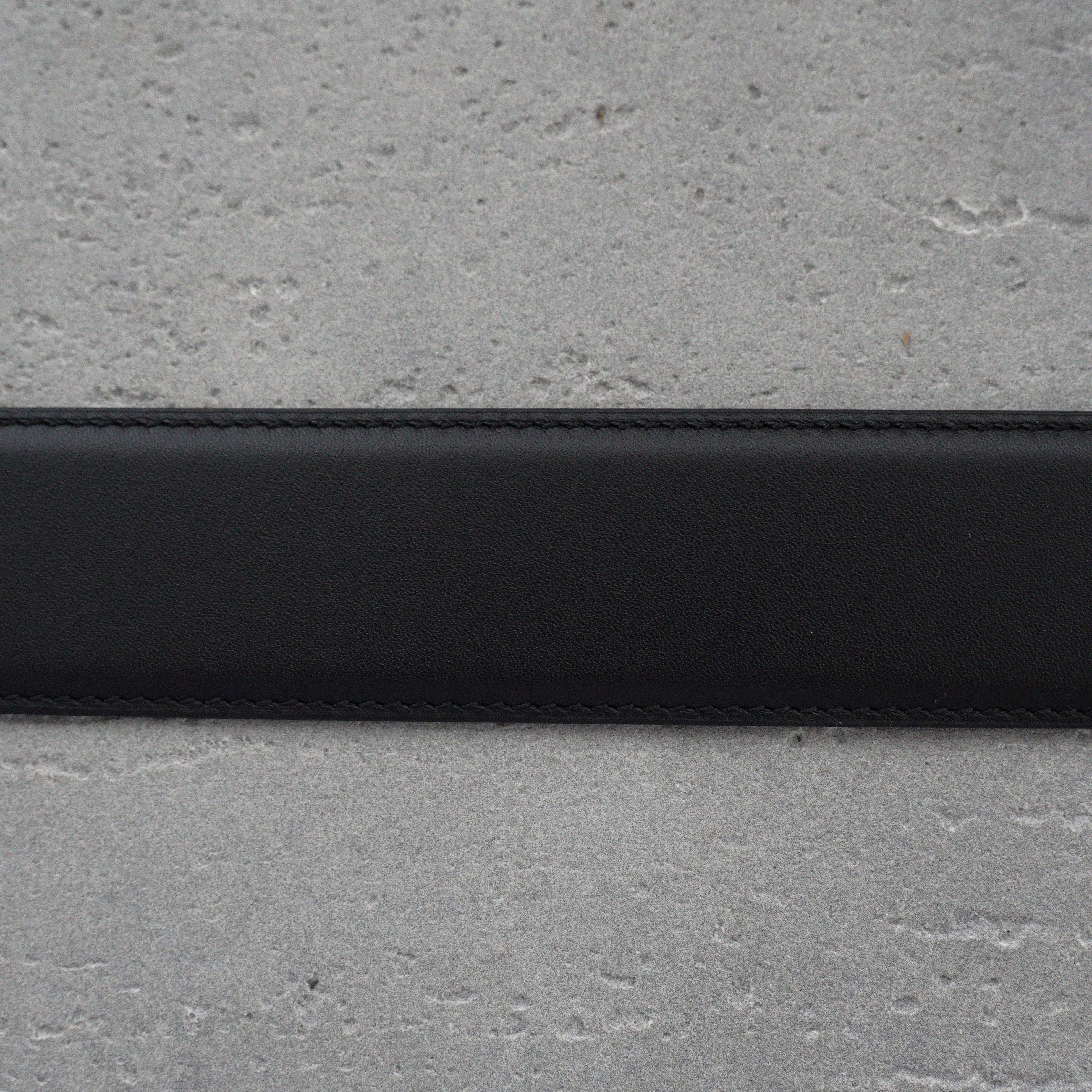 Amiri 3.5cm calfskin belt-black（PF22MAL002001）