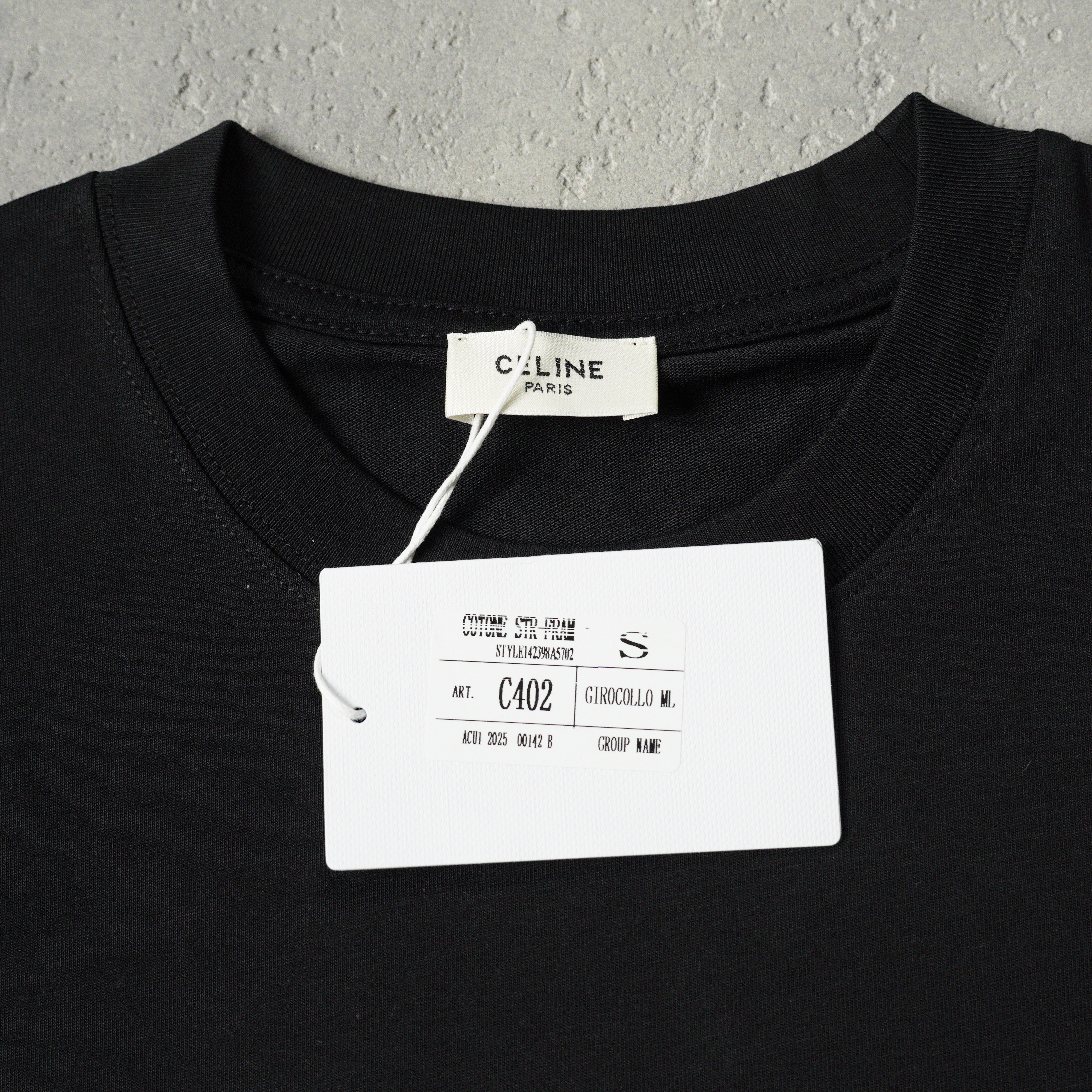 CELINE Loose T-shirt in Cotton Jersey (2X681671Q-38AW）
