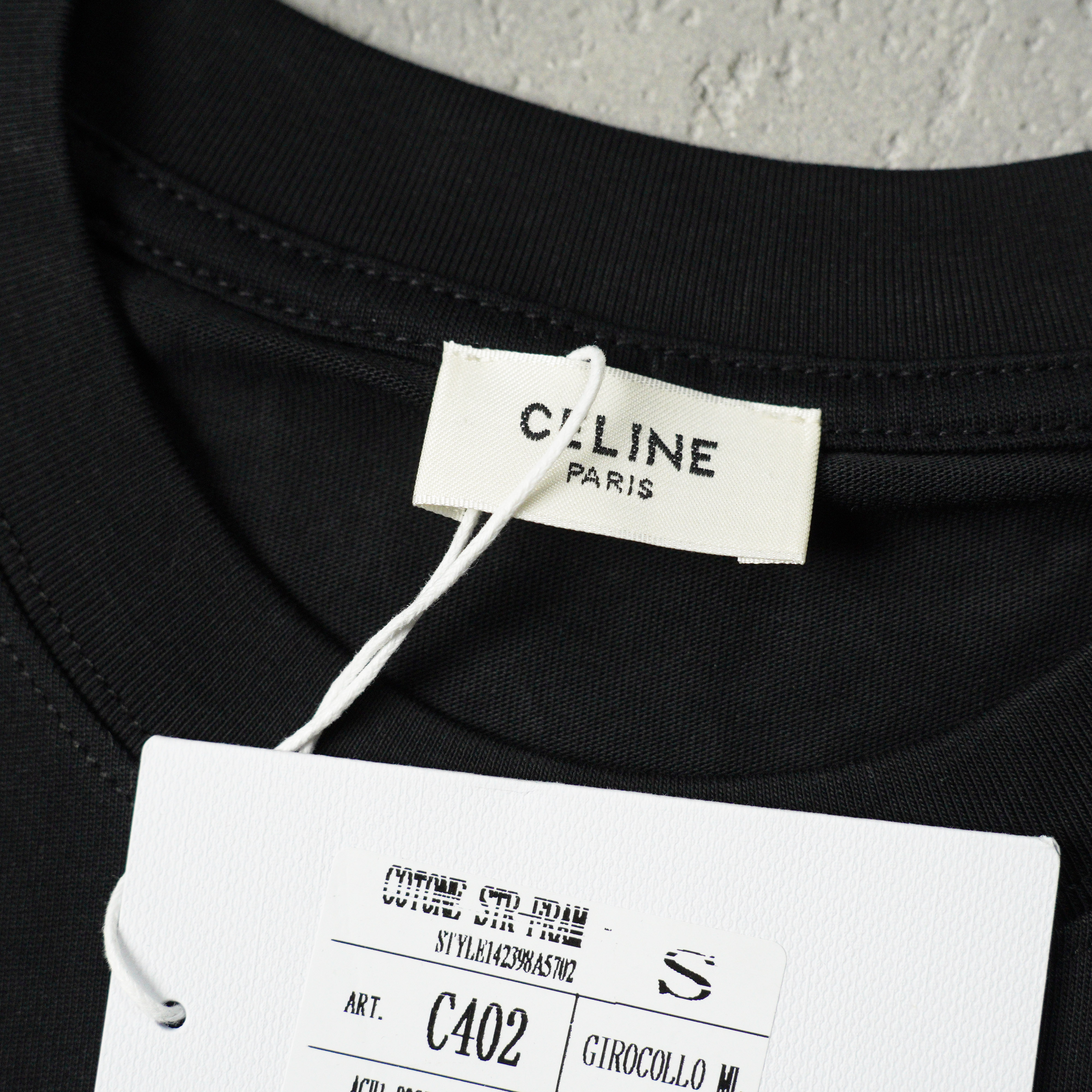 CELINE Loose T-shirt in Cotton Jersey (2X681671Q-38AW）