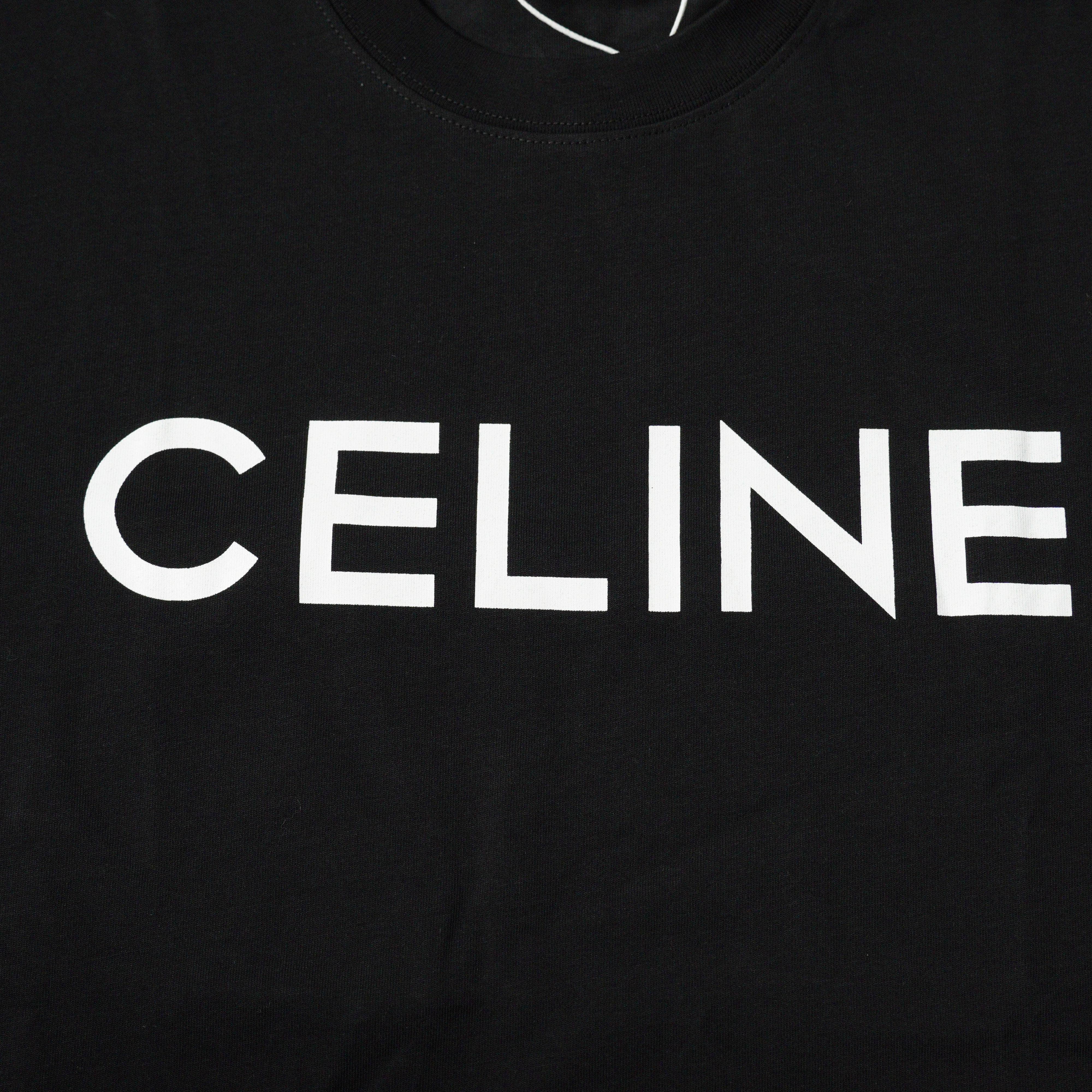 CELINE Loose T-shirt in Cotton Jersey (2X681671Q-38AW）
