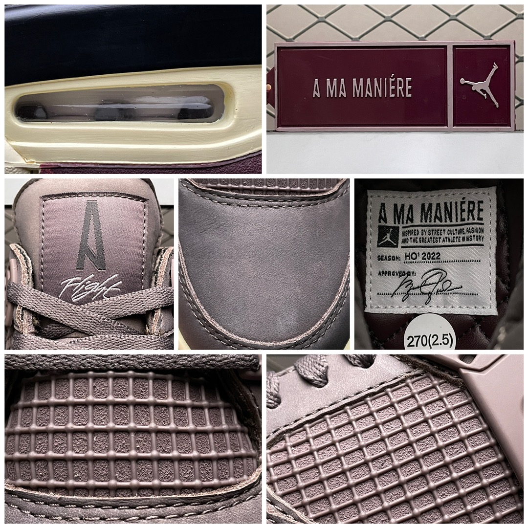 A Ma Maniére × Nike Air Jordan 4 "Violet Ore"(DV6773-220)