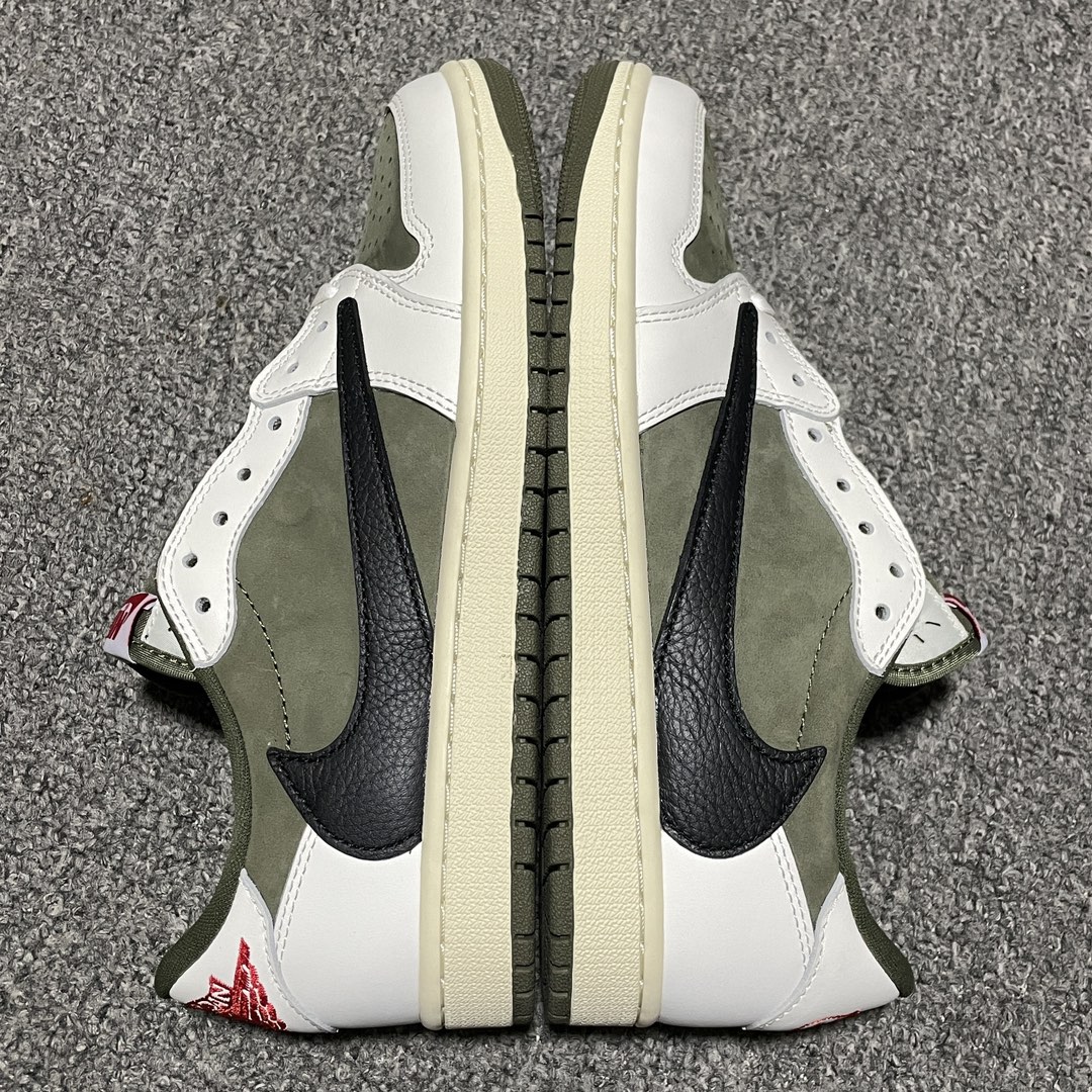 Travis Scott × Nike Air Jordan 1 Low OG SP "Olive"(DM7866-200)