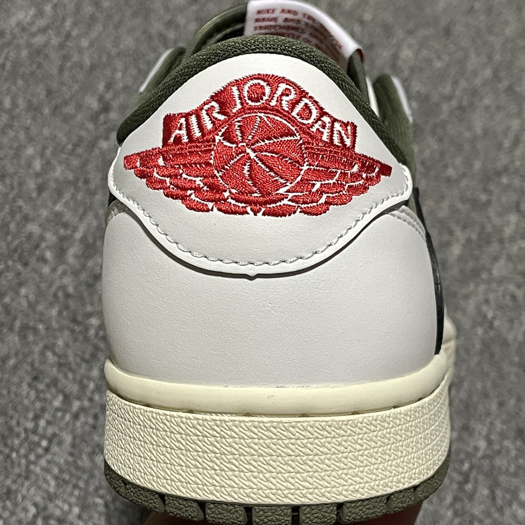 Travis Scott × Nike Air Jordan 1 Low OG SP "Olive"(DM7866-200)