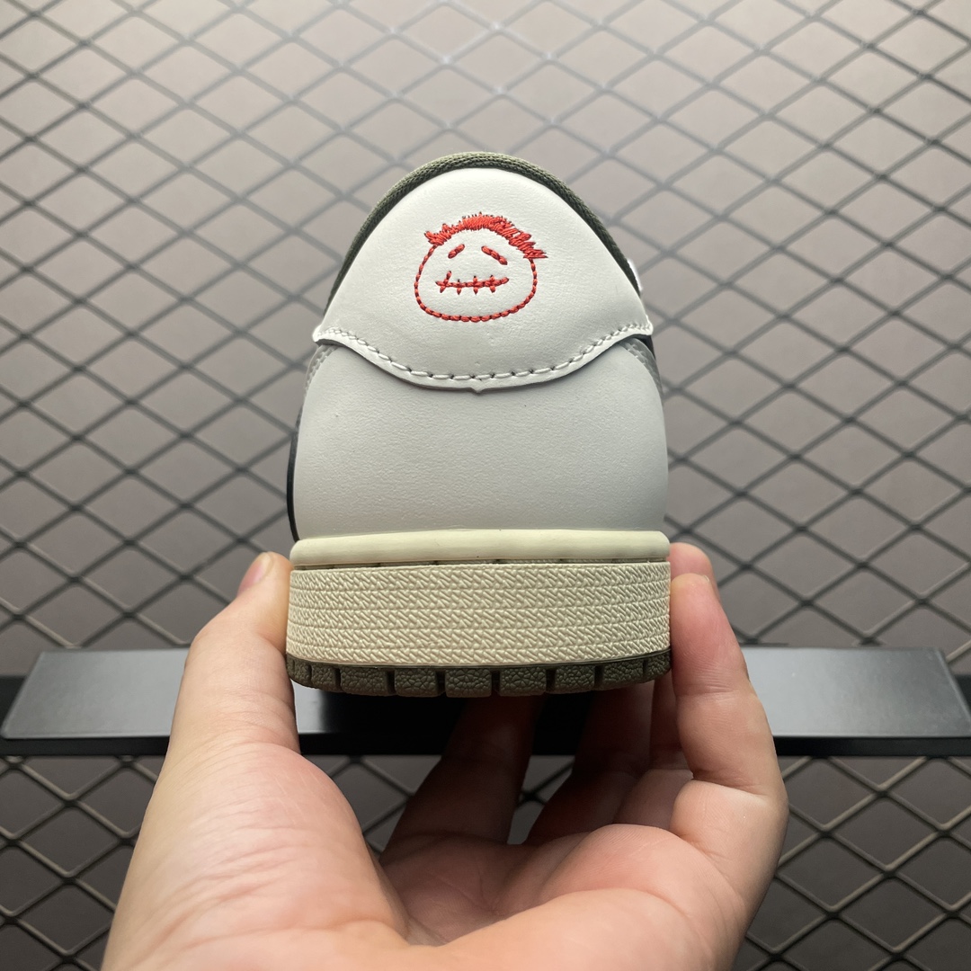 Travis Scott × Nike Air Jordan 1 Low OG SP "Olive"(DM7866-200)