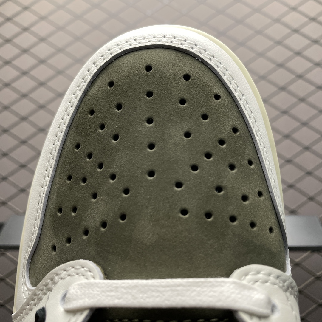 Travis Scott × Nike Air Jordan 1 Low OG SP "Olive"(DM7866-200)