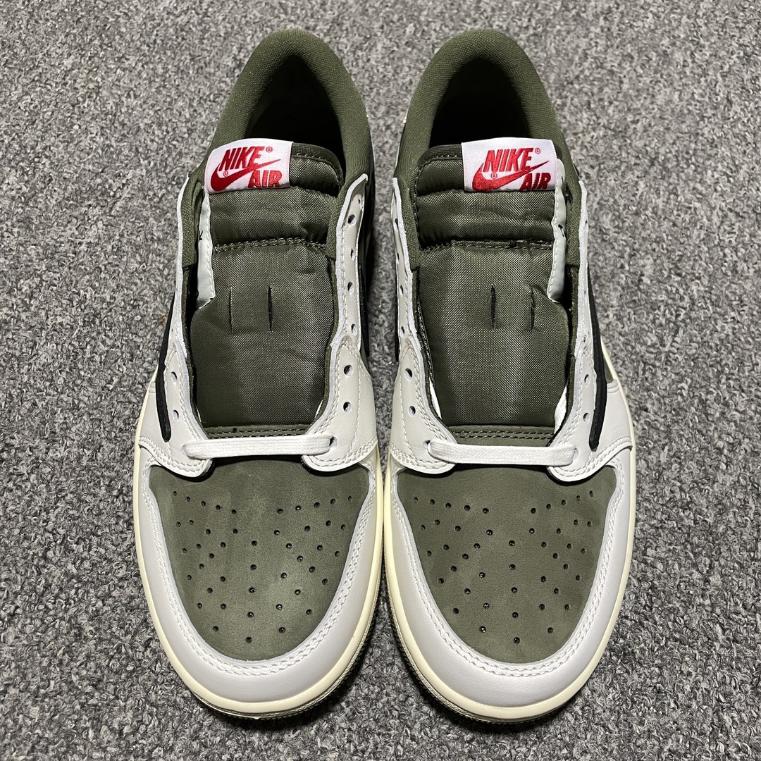 Travis Scott × Nike Air Jordan 1 Low OG SP "Olive"(DM7866-200)
