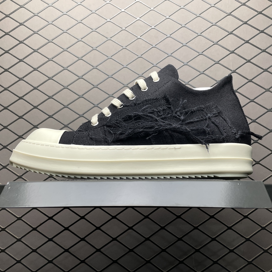RICK OWENS DRKSHDW old low-top sneakers (Du01C6809SLASH-911)