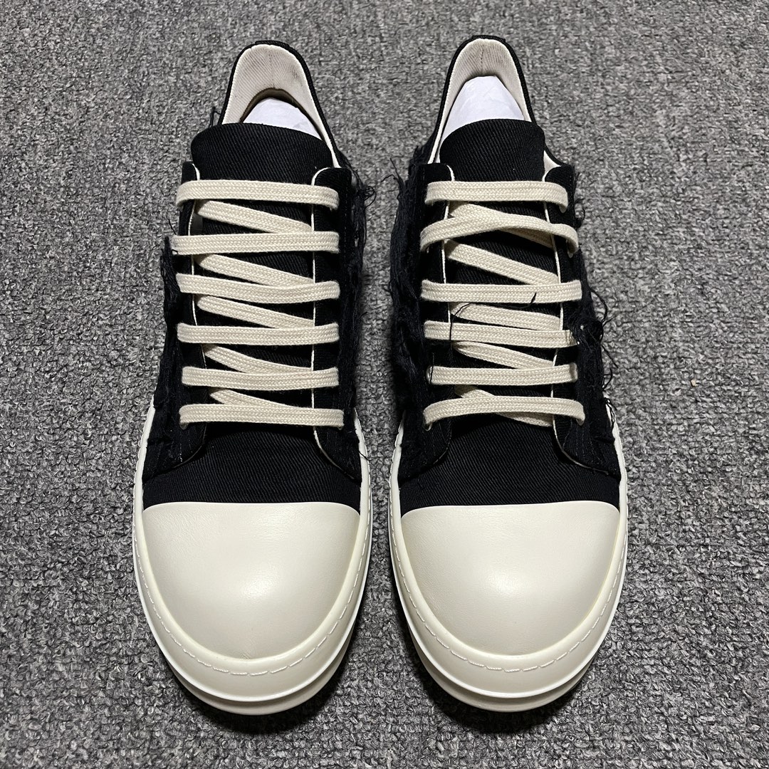 RICK OWENS DRKSHDW old low-top sneakers (Du01C6809SLASH-911)