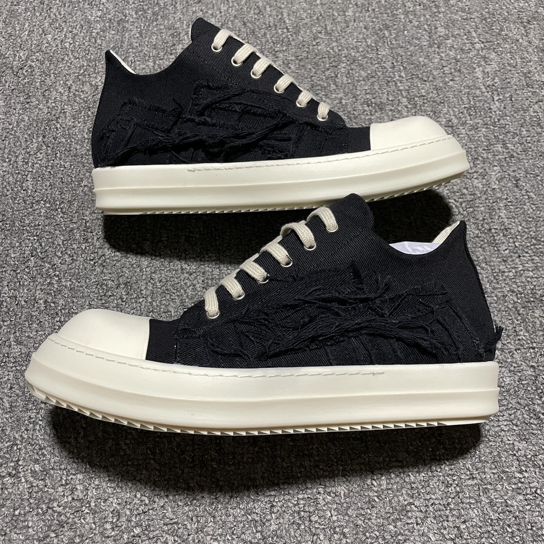 RICK OWENS DRKSHDW old low-top sneakers (Du01C6809SLASH-911)