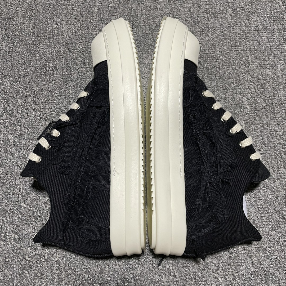 RICK OWENS DRKSHDW old low-top sneakers (Du01C6809SLASH-911)
