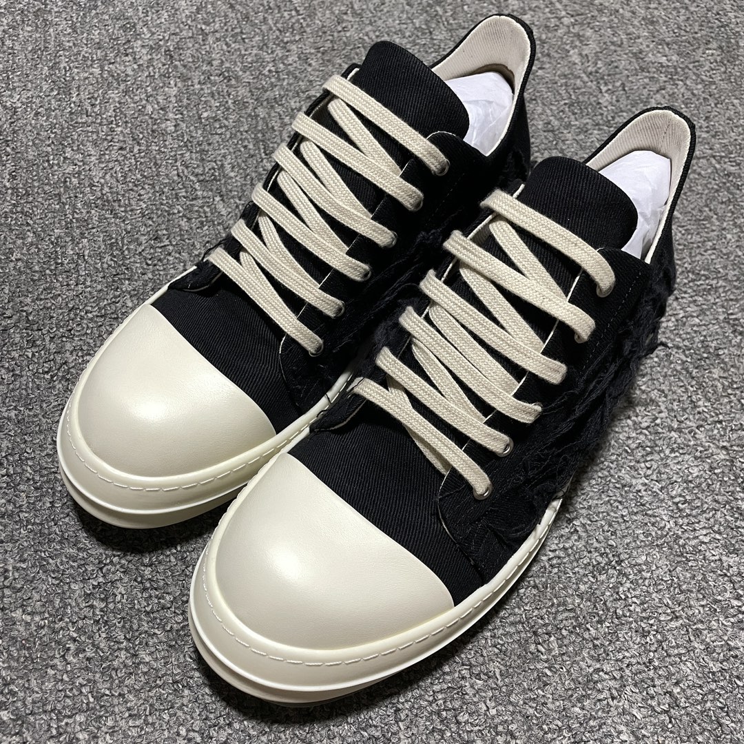 RICK OWENS DRKSHDW old low-top sneakers (Du01C6809SLASH-911)