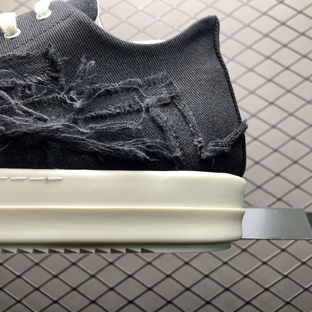 RICK OWENS DRKSHDW old low-top sneakers (Du01C6809SLASH-911)