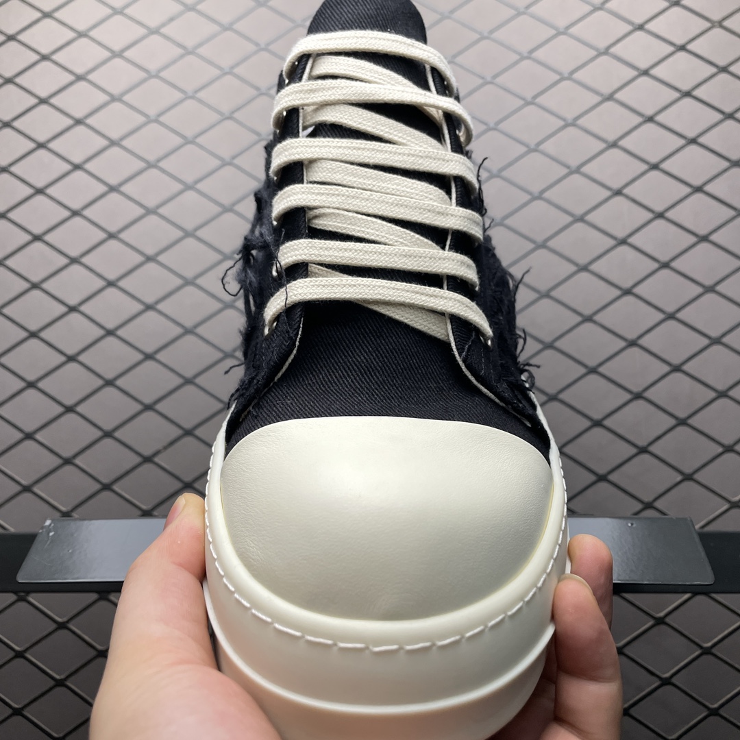 RICK OWENS DRKSHDW old low-top sneakers (Du01C6809SLASH-911)