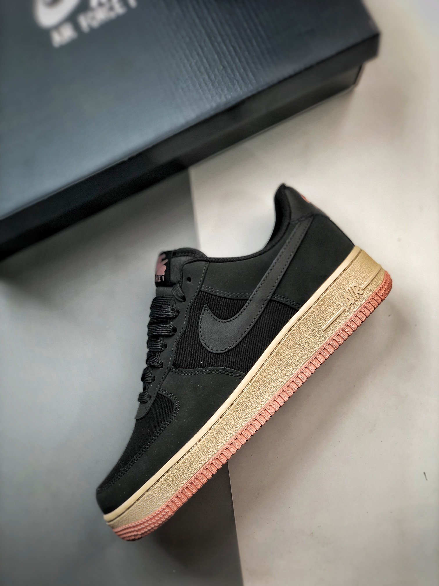 Nike Air Force 1 07  "Suede Black"( FB8876-001)