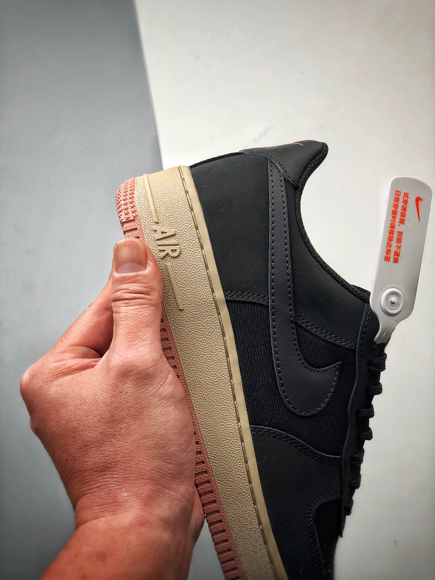 Nike Air Force 1 07  "Suede Black"( FB8876-001)