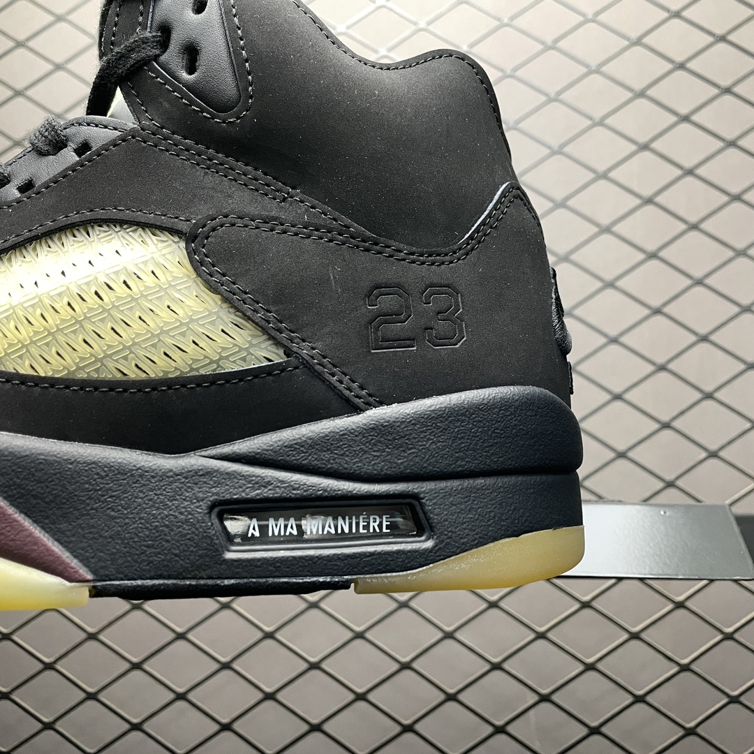 A Ma Maniére × Nike Air Jordan 5 Retro SP "Black"(FD1330-001)