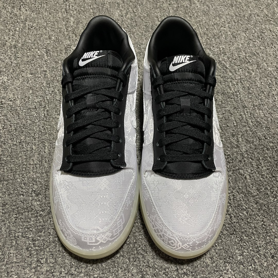 CLOT × Fragment × Nike Dunk Low "Black and White"（FN0316-999）