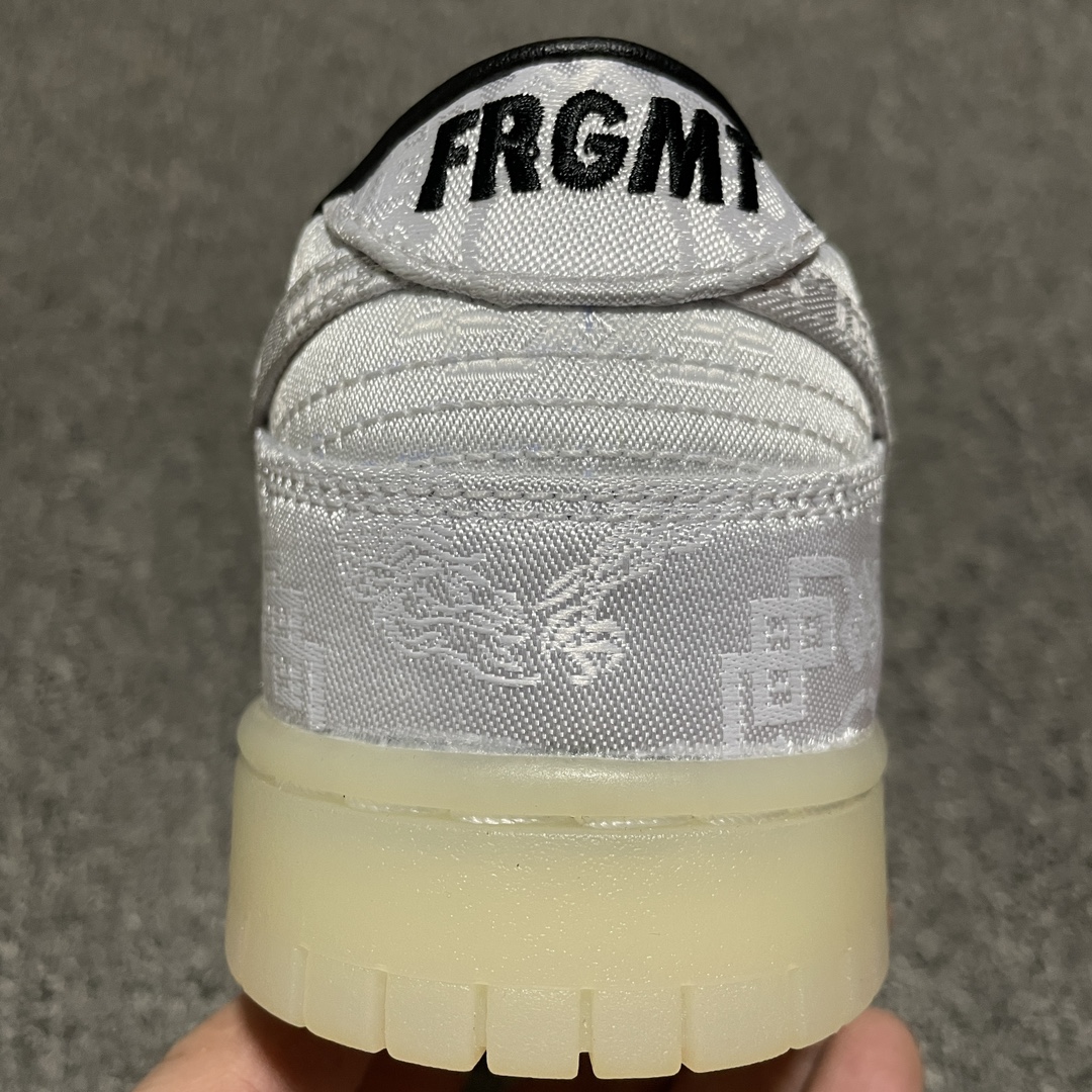 CLOT × Fragment × Nike Dunk Low "Black and White"（FN0316-999）