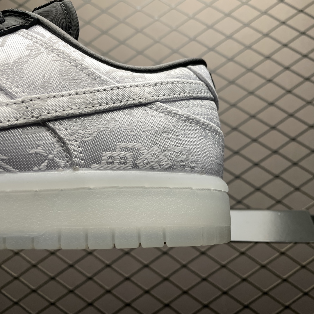 CLOT × Fragment × Nike Dunk Low "Black and White"（FN0316-999）