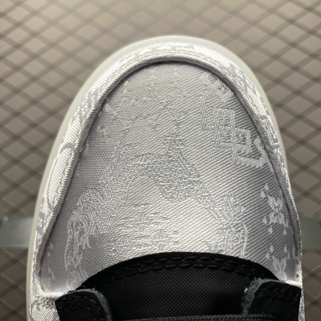 CLOT × Fragment × Nike Dunk Low "Black and White"（FN0316-999）