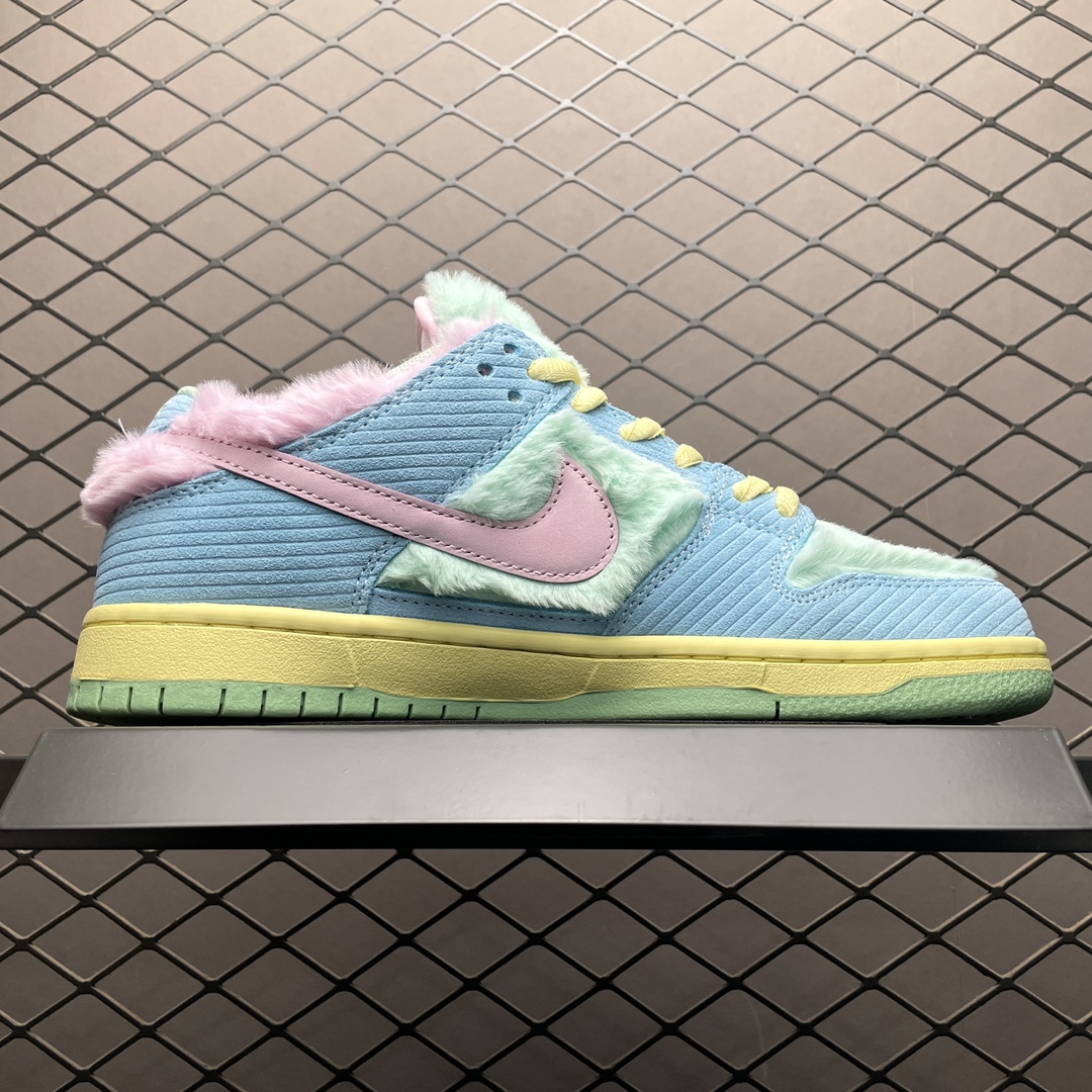 VERDY × Nike SB Dunk Low Pro QS "Visty/Blue Gaze and Enamel Green"(FN6040-400)