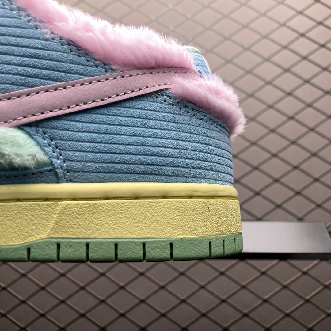 VERDY × Nike SB Dunk Low Pro QS "Visty/Blue Gaze and Enamel Green"(FN6040-400)