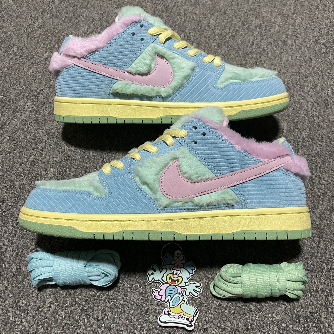 VERDY × Nike SB Dunk Low Pro QS "Visty/Blue Gaze and Enamel Green"(FN6040-400)