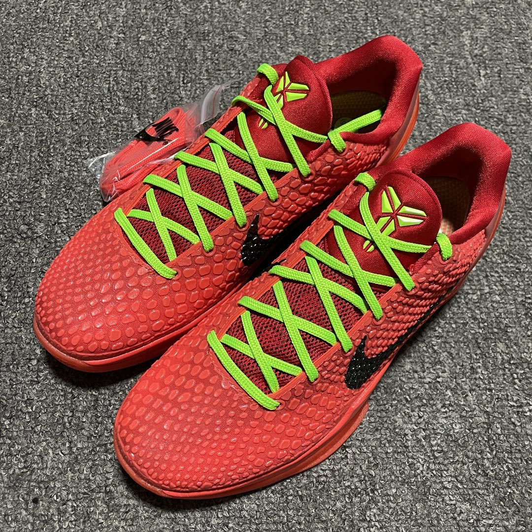 Nike Kobe 6 Protro "Reverse Grinch"（FV4921-600）