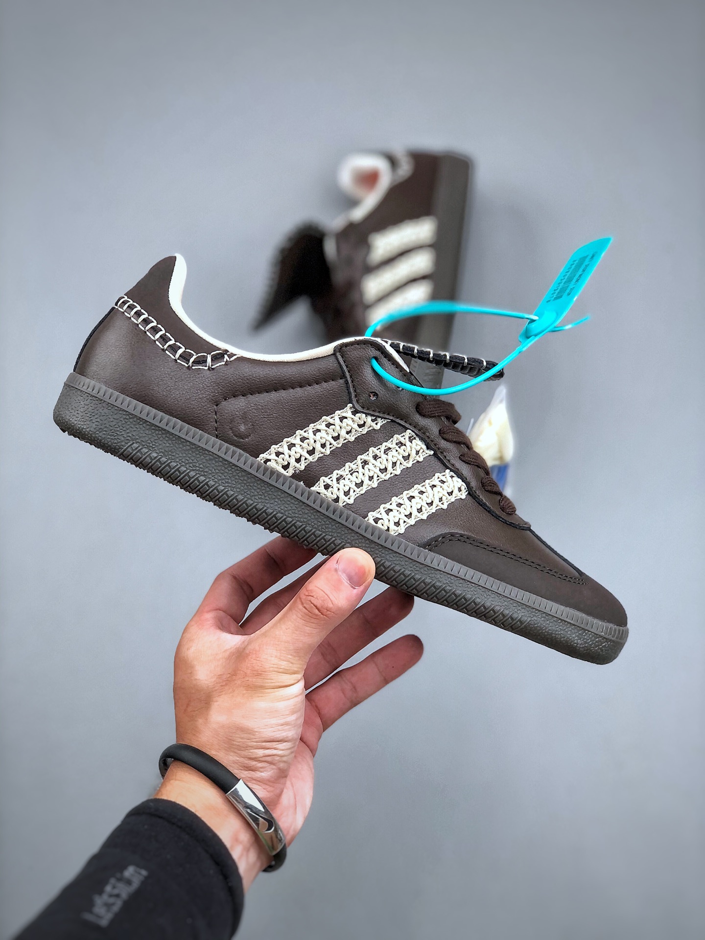 Wales Bonner x adidas originals Samba sneakers（FX7517）