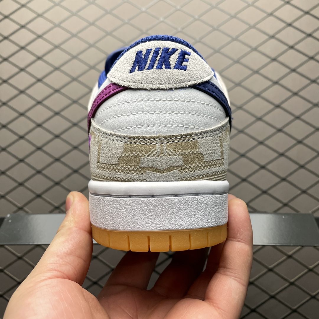 Rayssa Leal × Nike SB Dunk Low PRM "Pure Platinum and Vivid Purple"(FZ5251-001)