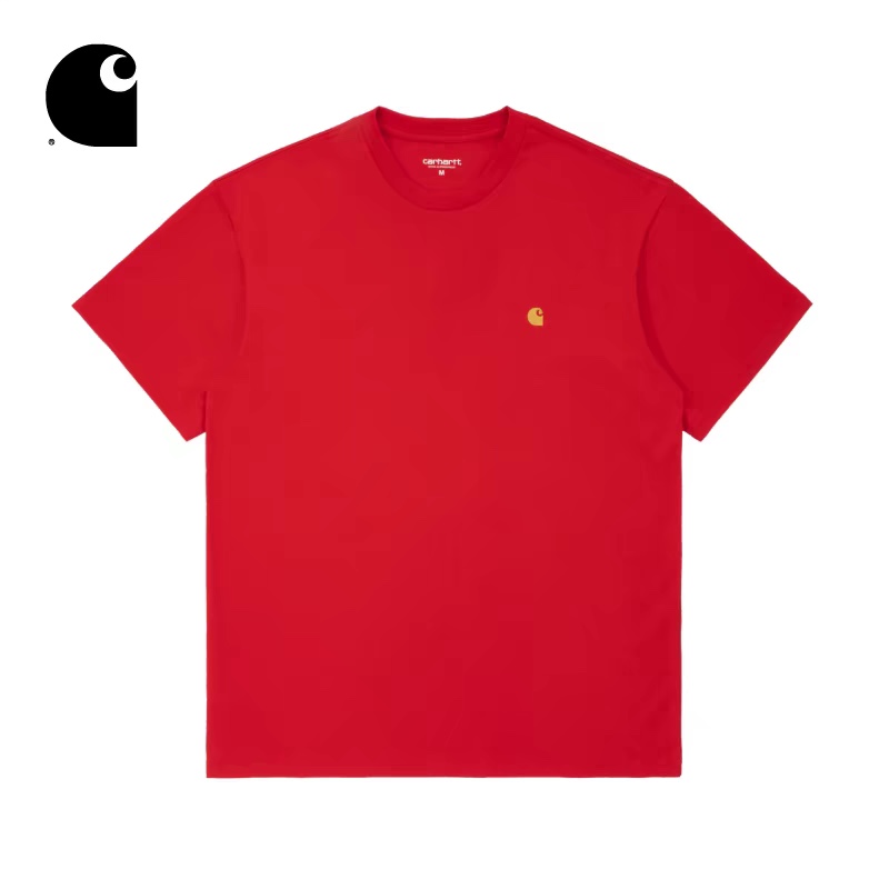 Carhartt WIP カーハート ワンポイント刺繍 Tシャツ 半袖 サイズ：メンズ L ブラック あす楽対応 （I026391-00H-X3）