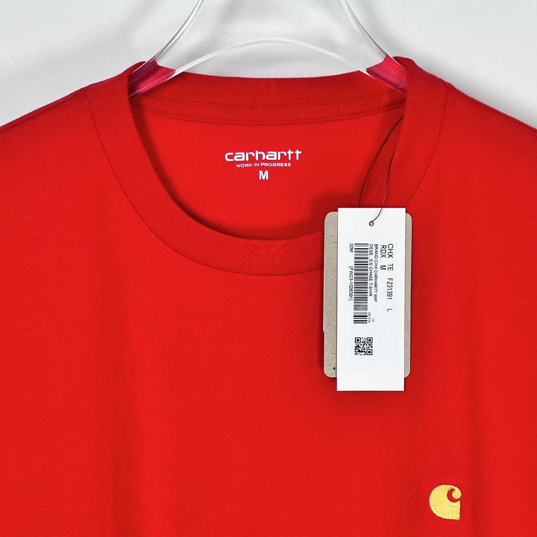 Carhartt WIP カーハート ワンポイント刺繍 Tシャツ 半袖 サイズ：メンズ L ブラック あす楽対応 （I026391-00H-X3）