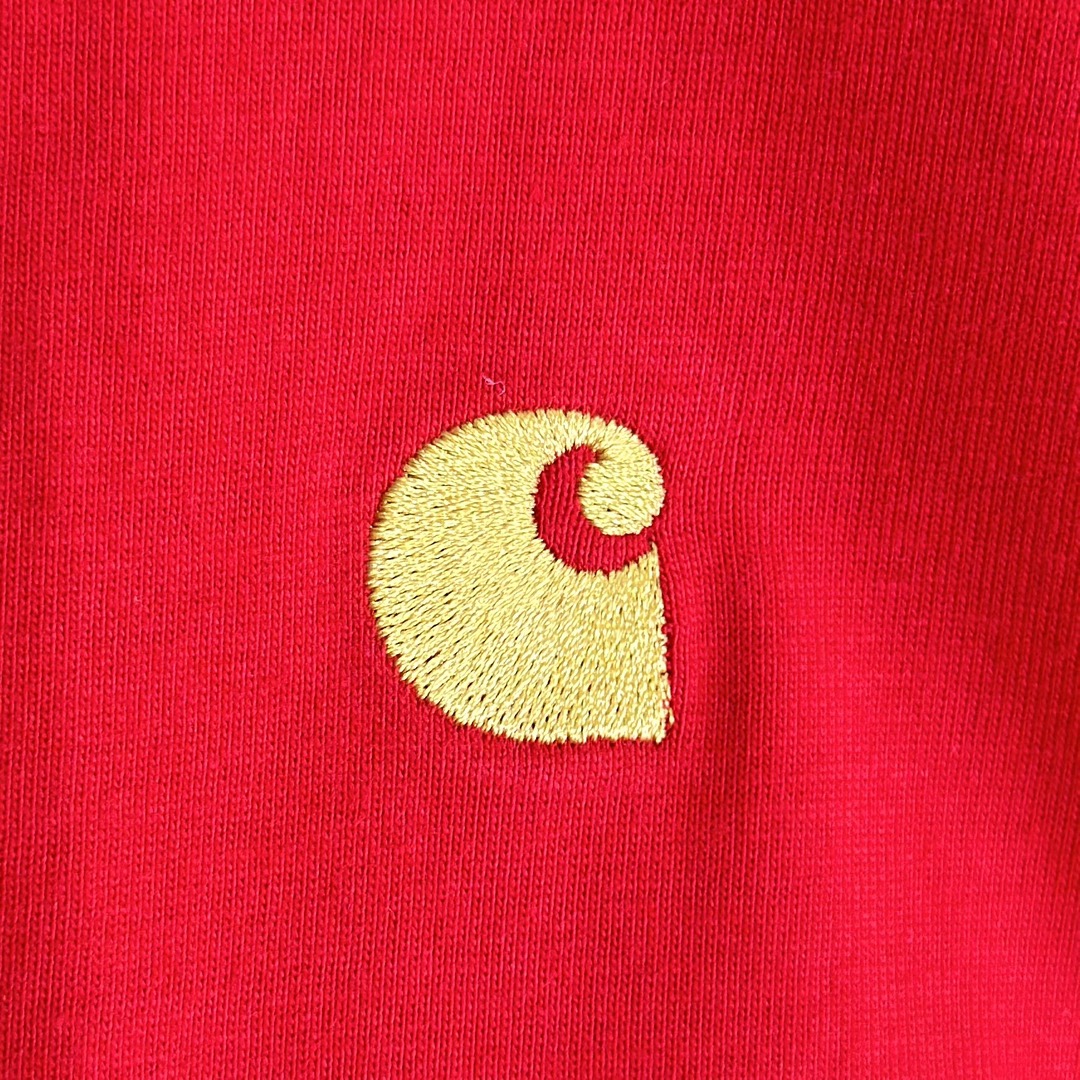 Carhartt WIP カーハート ワンポイント刺繍 Tシャツ 半袖 サイズ：メンズ L ブラック あす楽対応 （I026391-00H-X3）