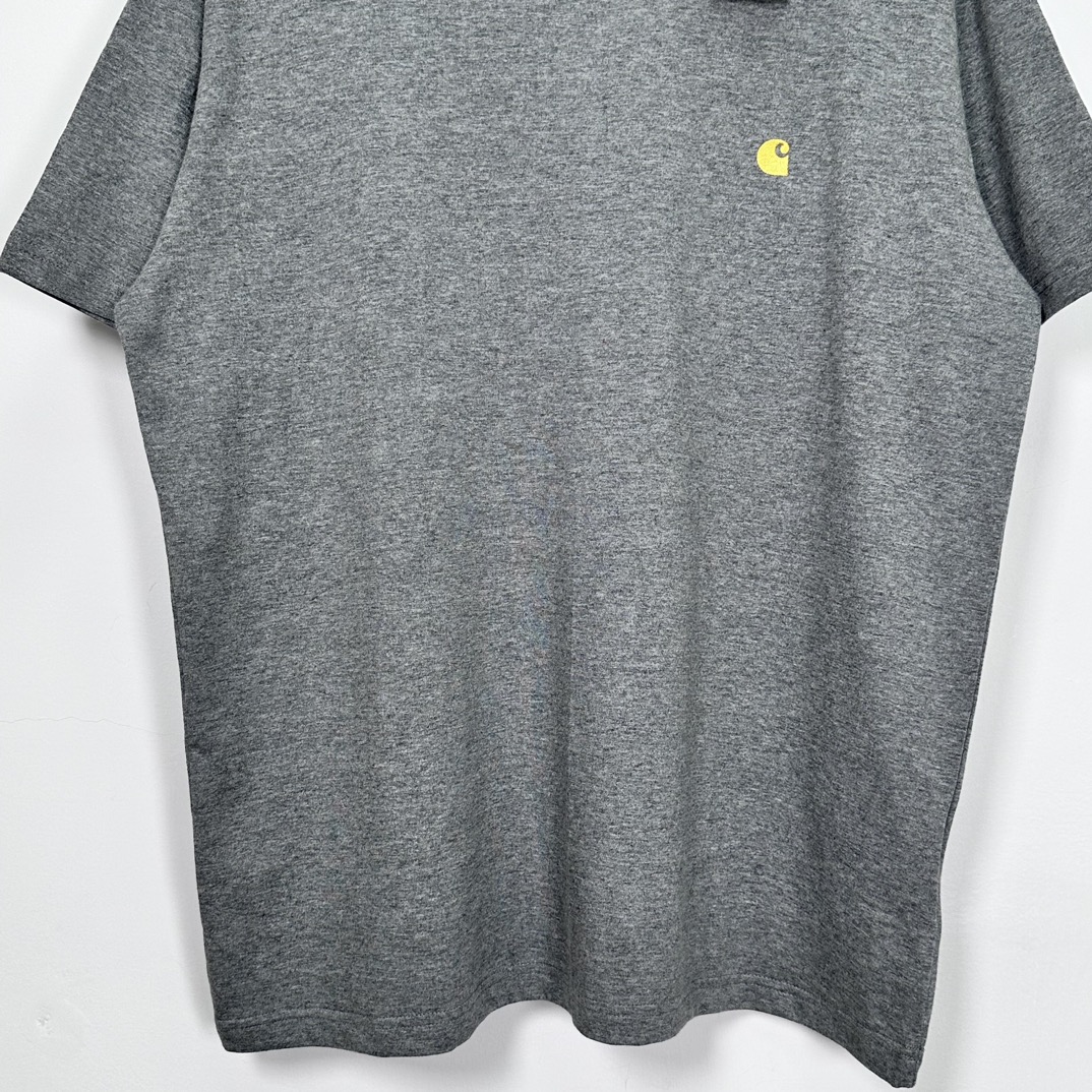 Carhartt WIP カーハート ワンポイント刺繍 Tシャツ 半袖 サイズ：メンズ L ブラック あす楽対応 （I026391-00H-X4）