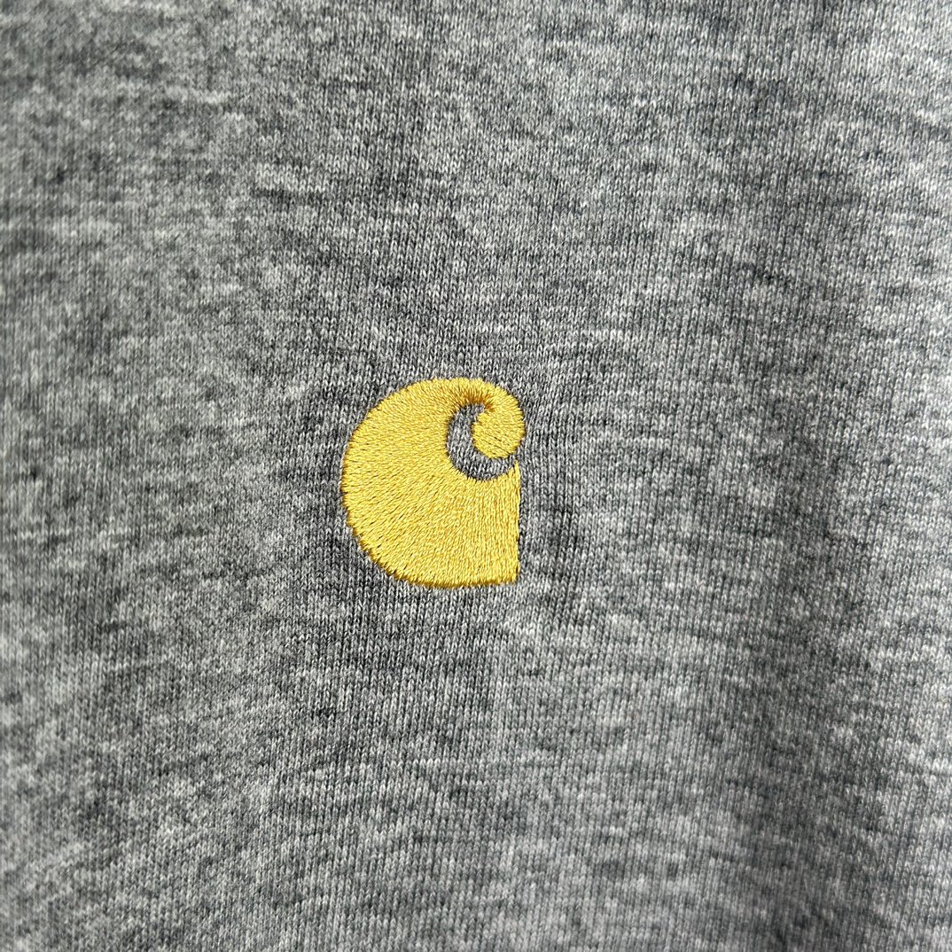 Carhartt WIP カーハート ワンポイント刺繍 Tシャツ 半袖 サイズ：メンズ L ブラック あす楽対応 （I026391-00H-X4）