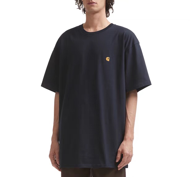 Carhartt WIP カーハート ワンポイント刺繍 Tシャツ 半袖 サイズ：メンズ L ブラック あす楽対応 （I026391-00H-XX）