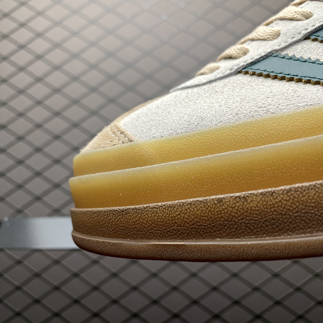 adidas Originals WMNS Gazelle "White/Collegiate Green/Magic Beige（ID7056）