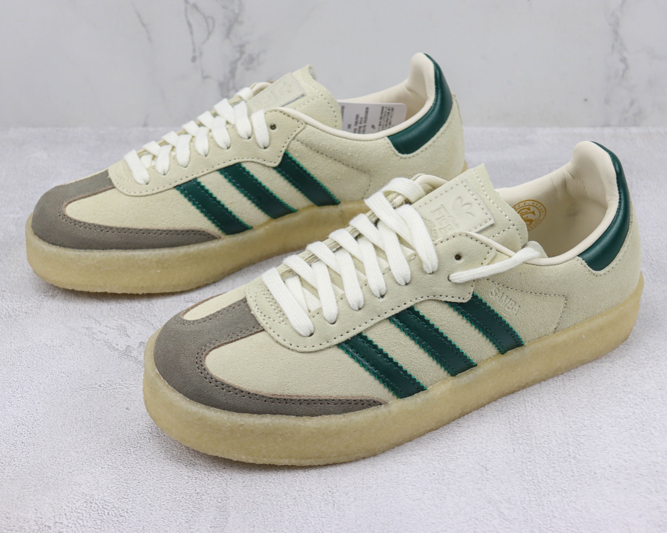 Ronnie Fieg Clarks adidas Samba White/Green 29cm ID7297-