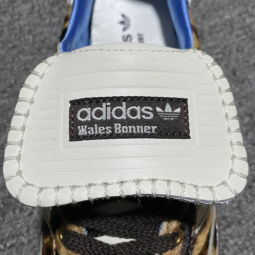 Wales Bonner × adidas Samba Pony Leo Low "Dark Brown/Cream White"（IE0578）