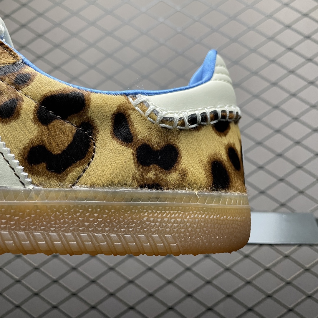 Wales Bonner × adidas Samba Pony Leo Low "Dark Brown/Cream White"（IE0578）