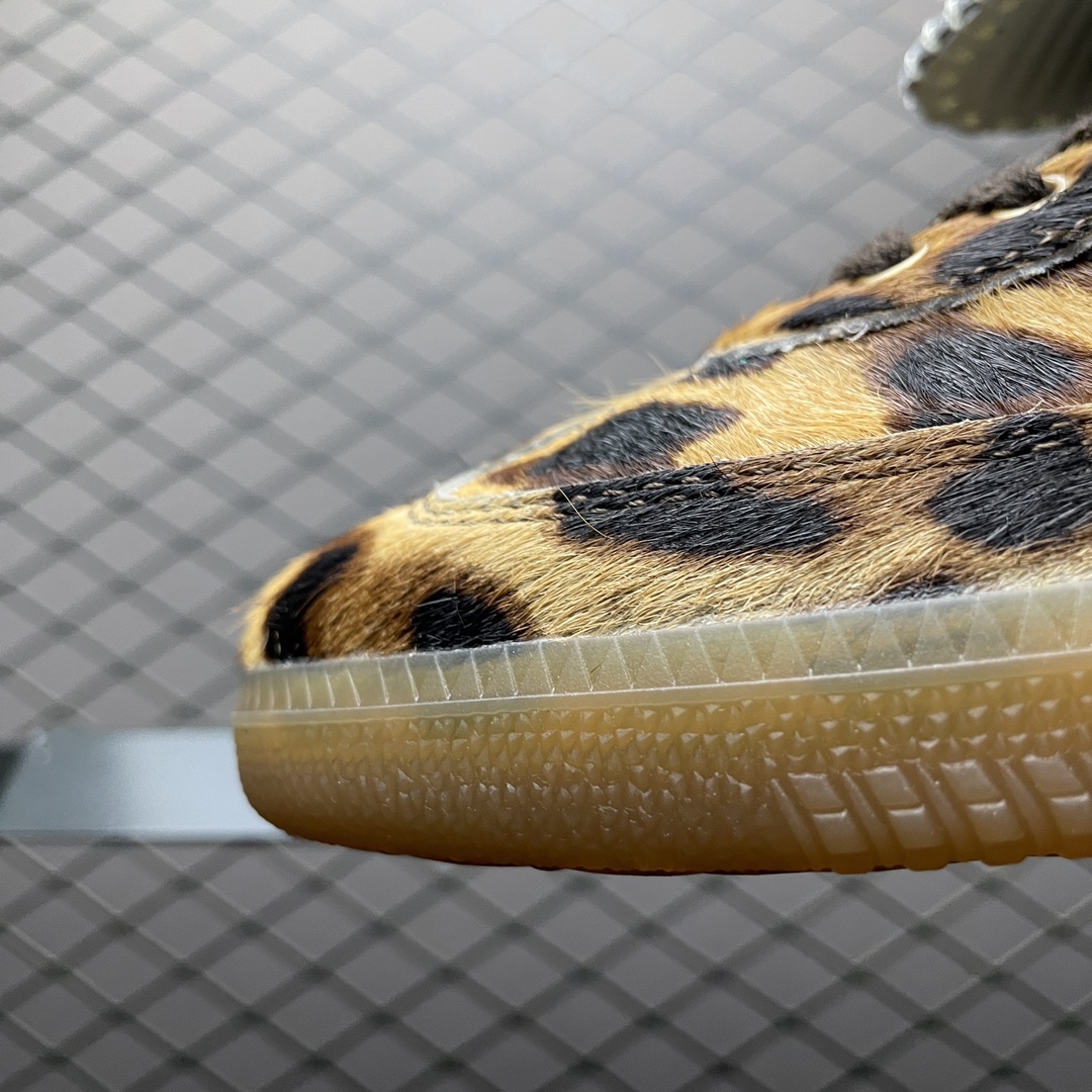 Wales Bonner × adidas Samba Pony Leo Low "Dark Brown/Cream White"（IE0578）