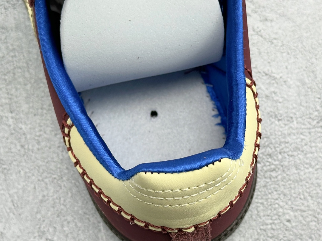 Wales Bonner × adidas Samba Nylon Low "Fox Brown/Sandy Beige/Lucky Blue"（IE0579）