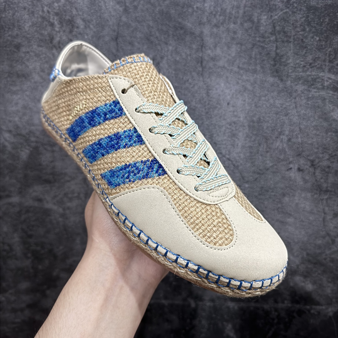 CLOT × adidas Originals Gazelle by Edison Chen "Linen Khaki/Light Blue"（IH3641）