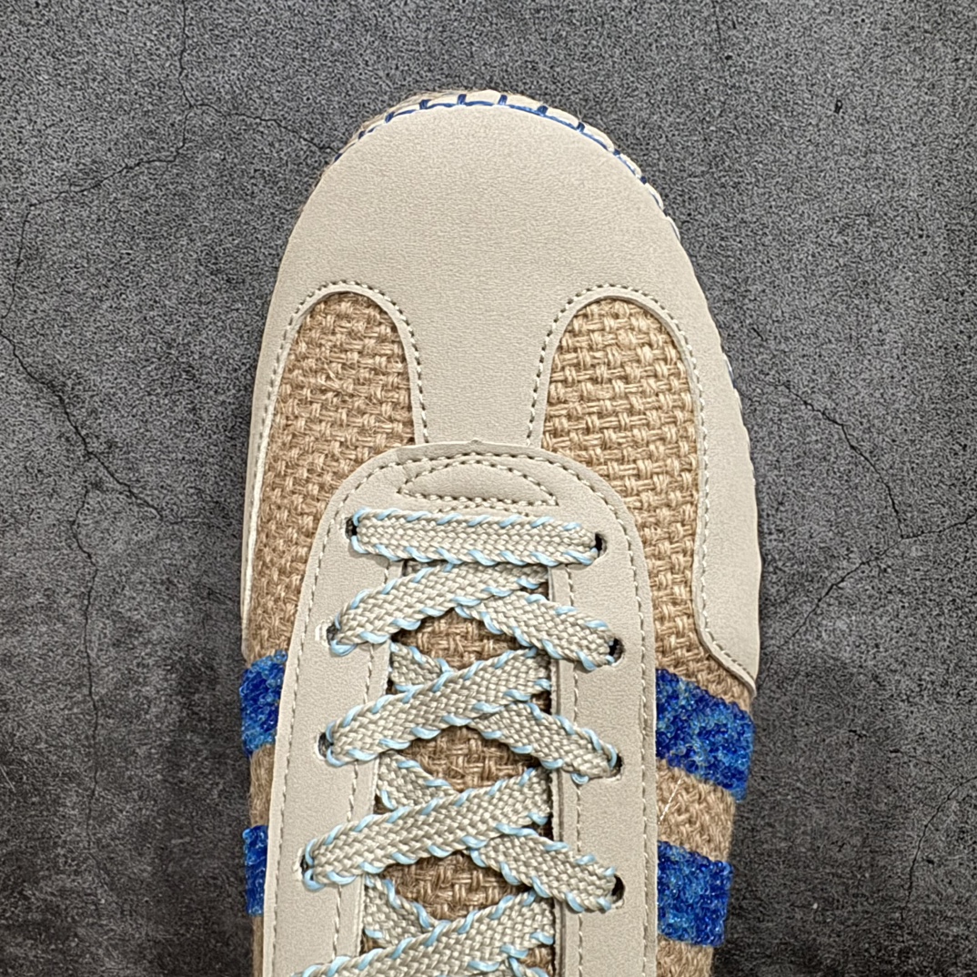 CLOT × adidas Originals Gazelle by Edison Chen "Linen Khaki/Light Blue"（IH3641）