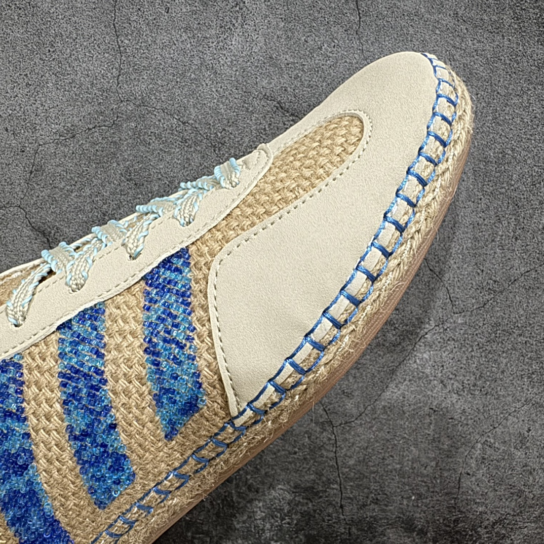CLOT × adidas Originals Gazelle by Edison Chen "Linen Khaki/Light Blue"（IH3641）